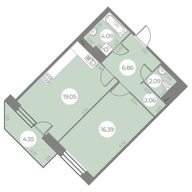 53,2 м², 1-комнатная квартира 13 100 000 ₽ - изображение 60