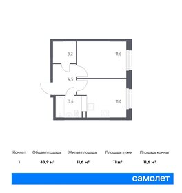 32,9 м², 1-комнатная квартира 8 115 314 ₽ - изображение 12