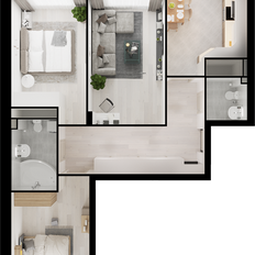 Квартира 79,5 м², 3-комнатная - изображение 3