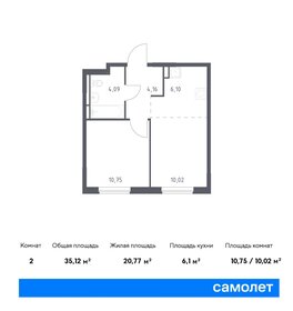 34 м², 1-комнатная квартира 7 700 000 ₽ - изображение 82