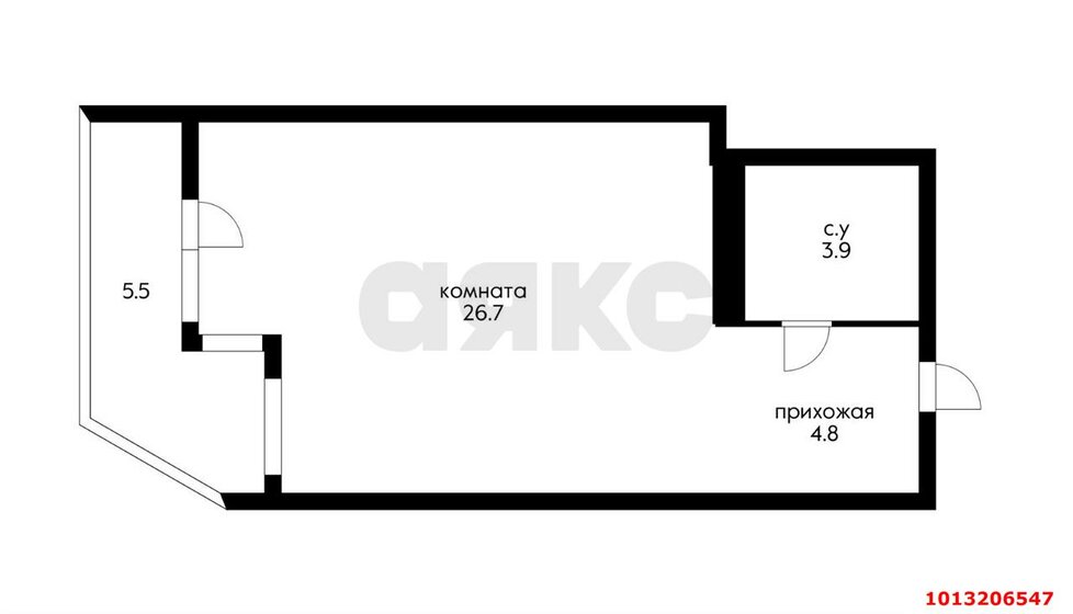 41 м², 1-комнатная квартира 5 200 000 ₽ - изображение 1