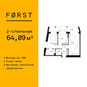 65,1 м², 2-комнатная квартира 27 732 012 ₽ - изображение 31