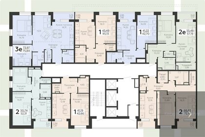 Квартира 57,2 м², 1-комнатная - изображение 2