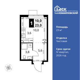 21,6 м², квартира-студия 8 750 423 ₽ - изображение 1