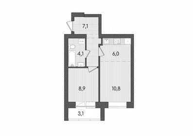 37,7 м², 2-комнатная квартира 2 599 965 ₽ - изображение 94