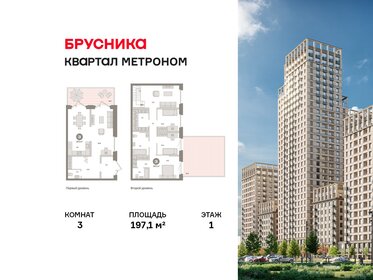 Квартира 197,1 м², 3-комнатная - изображение 1