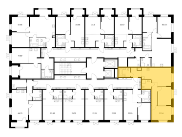 57,6 м², 2-комнатная квартира 5 850 000 ₽ - изображение 27