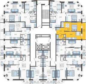 43,7 м², 1-комнатная квартира 5 899 500 ₽ - изображение 17