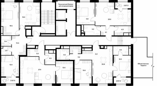 59,6 м², 1-комнатная квартира 26 131 460 ₽ - изображение 12