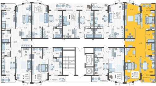 132 м², 5-комнатная квартира 17 800 000 ₽ - изображение 121