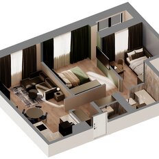 Квартира 54,8 м², 2-комнатная - изображение 2