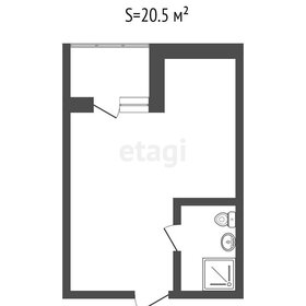 21,7 м², квартира-студия 2 550 000 ₽ - изображение 33