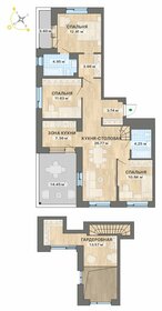 Квартира 119,7 м², 3-комнатная - изображение 1