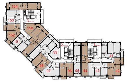 95 м², 3-комнатная квартира 12 700 000 ₽ - изображение 66