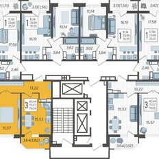 Квартира 79 м², 3-комнатная - изображение 2