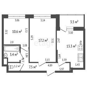 53,2 м², 2-комнатная квартира 16 500 000 ₽ - изображение 80