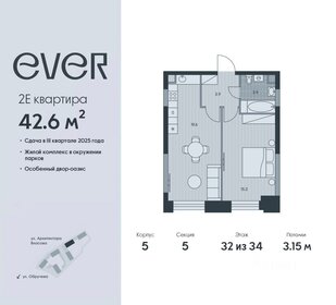 43,1 м², 2-комнатная квартира 22 670 600 ₽ - изображение 9