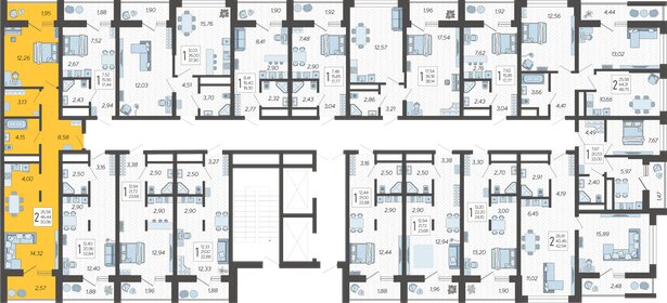 51 м², 2-комнатная квартира 18 539 248 ₽ - изображение 8