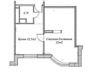 38,7 м², 1-комнатная квартира 11 100 000 ₽ - изображение 2