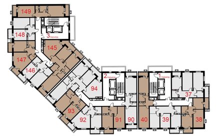 96 м², 3-комнатная квартира 15 000 000 ₽ - изображение 118