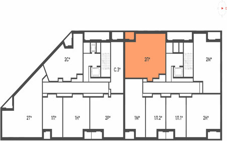 Квартира 86,7 м², 2-комнатная - изображение 2