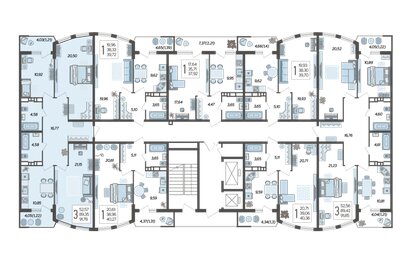 91,8 м², 3-комнатная квартира 11 656 060 ₽ - изображение 7