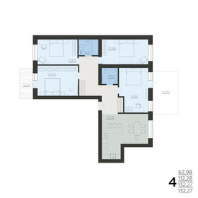 Квартира 132,3 м², 4-комнатная - изображение 1