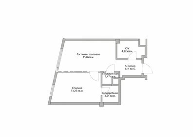 42 м², 2-комнатные апартаменты 40 900 000 ₽ - изображение 6