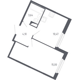 Квартира 33,2 м², 1-комнатная - изображение 1