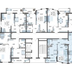 Квартира 68,7 м², 2-комнатная - изображение 2