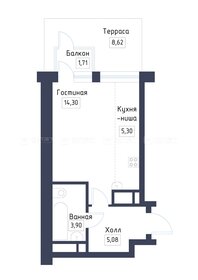 Квартира 31,7 м², студия - изображение 1