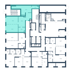 Квартира 79 м², 1-комнатная - изображение 3