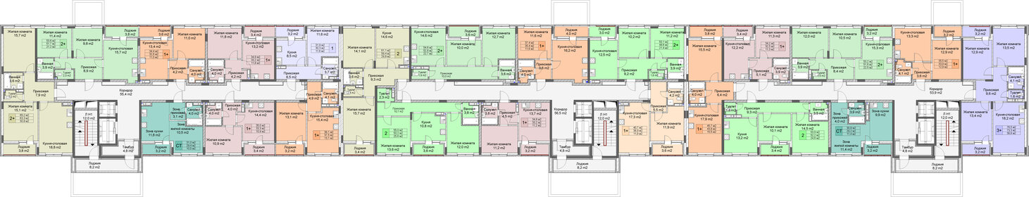 Квартира 34,8 м², 1-комнатная - изображение 2