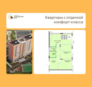 Квартира 61,3 м², 2-комнатная - изображение 1