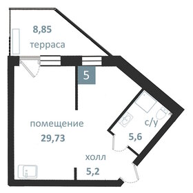 Квартира 49,4 м², 1-комнатные - изображение 1