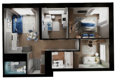 Квартира 70,7 м², 3-комнатная - изображение 2