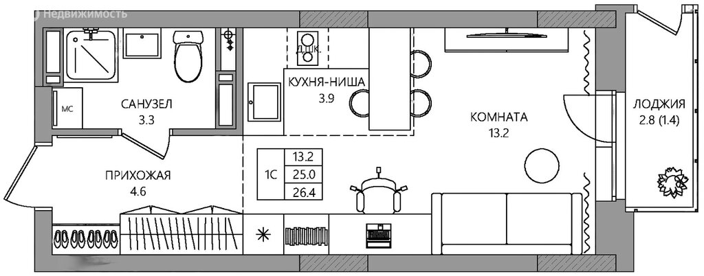 Варианты планировок жилой дом НЕО - планировка 3