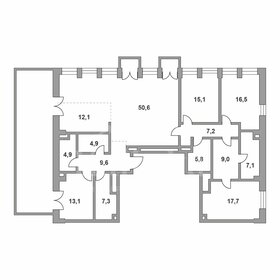 Квартира 279 м², 5-комнатная - изображение 1