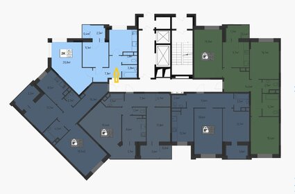 Квартира 51,4 м², 2-комнатная - изображение 2