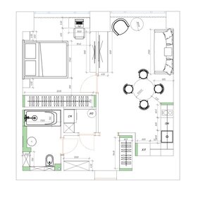 Квартира 48 м², 2-комнатная - изображение 1
