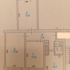 Квартира 64,9 м², 3-комнатная - изображение 5