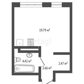Квартира 29,3 м², студия - изображение 1