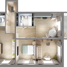 Квартира 75,5 м², 3-комнатная - изображение 3