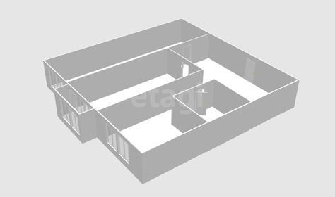 Квартира 56,3 м², 2-комнатная - изображение 1
