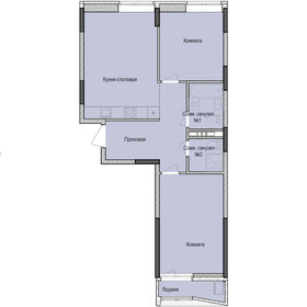 Квартира 66 м², 2-комнатная - изображение 1