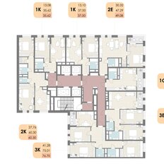 Квартира 49,1 м², 2-комнатная - изображение 3