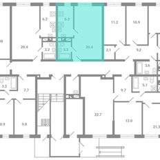 Квартира 29,8 м², 1-комнатная - изображение 2