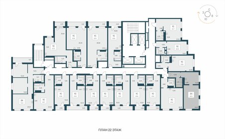 Квартира 45,6 м², 2-комнатные - изображение 2