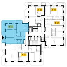 Квартира 126,5 м², 3-комнатная - изображение 2