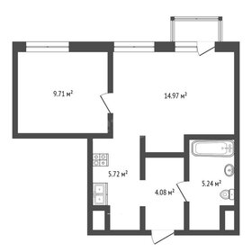 Квартира 39,7 м², 1-комнатная - изображение 1